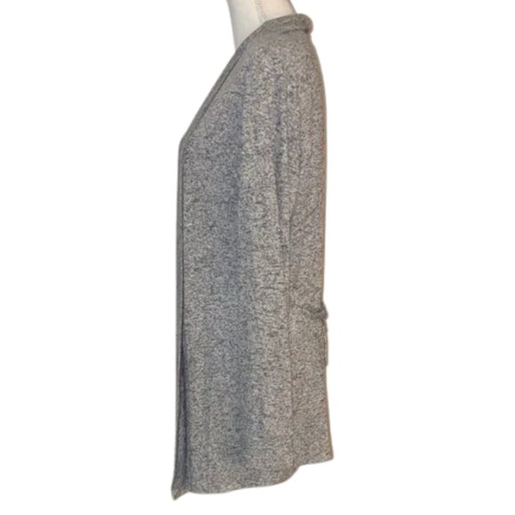 GAP GAPBODY Gray Women's Open Front Cardigan Sweater MEDIUM - Picture 7 of 10